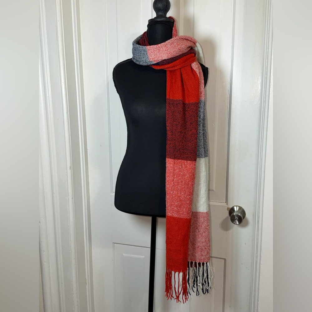 Women's men's winter scarf Color Block Scarf, cold, winter accessories